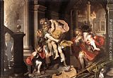 Federico Fiori Barocci Aeneas' Flight from Troy painting